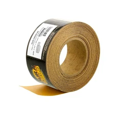 320 Grit Gold Longboard 20 Yards Long by 2-3/4" Wide PSA Self Adhesive Sandpaper
