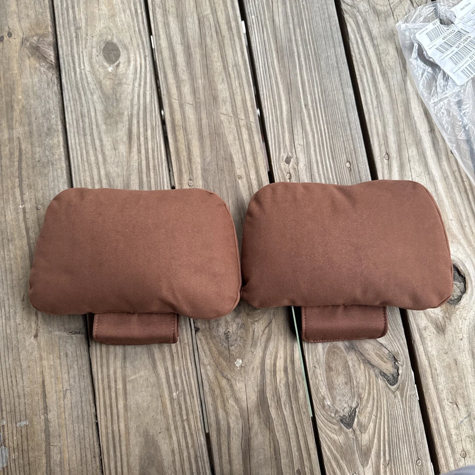 BMW X7 G07 2019-2024 asiento trasero reposacabezas juego de almohadas x2 Tartufo *NUEVO EN BOLSA* OEM Foto 3 de 4