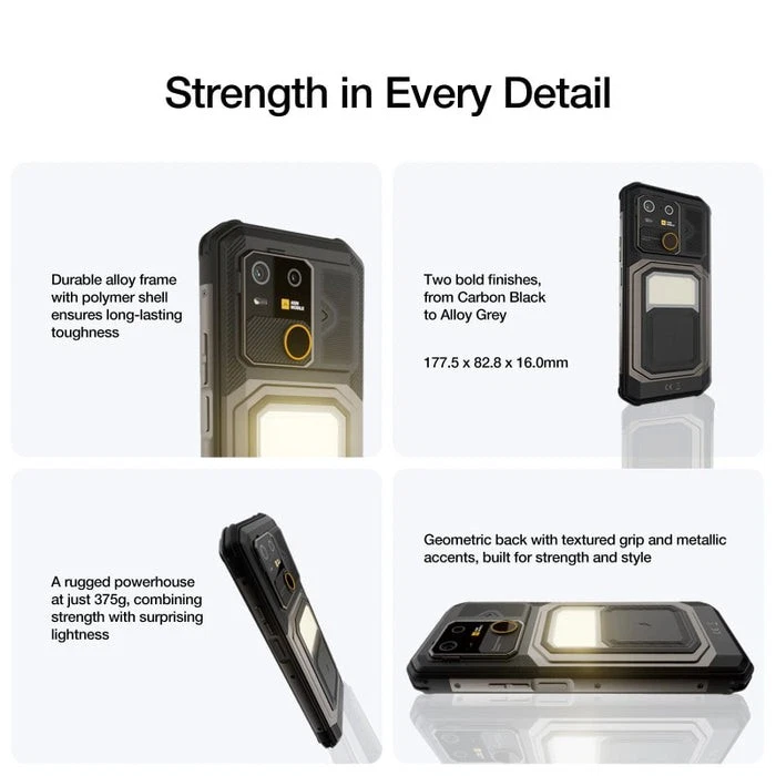 AGM G3 Robustes Outdoor Smartphone 120Hz Display12GB+512GB Drahtloses Laden - Bild 2 von 4