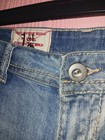 1st Kiss Womens Size 17 Capri Jeans Embellished Pockets Blue Denim Stretch — photo 3