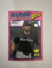 2026 Topps Heritage - Agustin Ramirez #13 Chrome Pink Sparkle Refractor