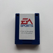 Nintendo 64 N64 Official EA Sports Blue Memory Card Tested Working Pak Saves