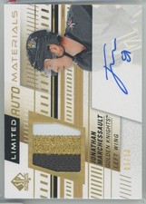 2019-20 UD SP Authentic Jonathan Marchessault 1 Base Limited /50 RC Auto