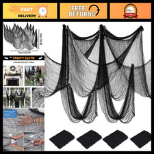 4 Pack Halloween Creepy Cloths - Scary Spooky Gauze Decorations 30x72" for Haunt