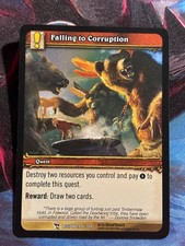 Falling to Corruption World of Warcraft TCG FOIL March of the Legion 299/319