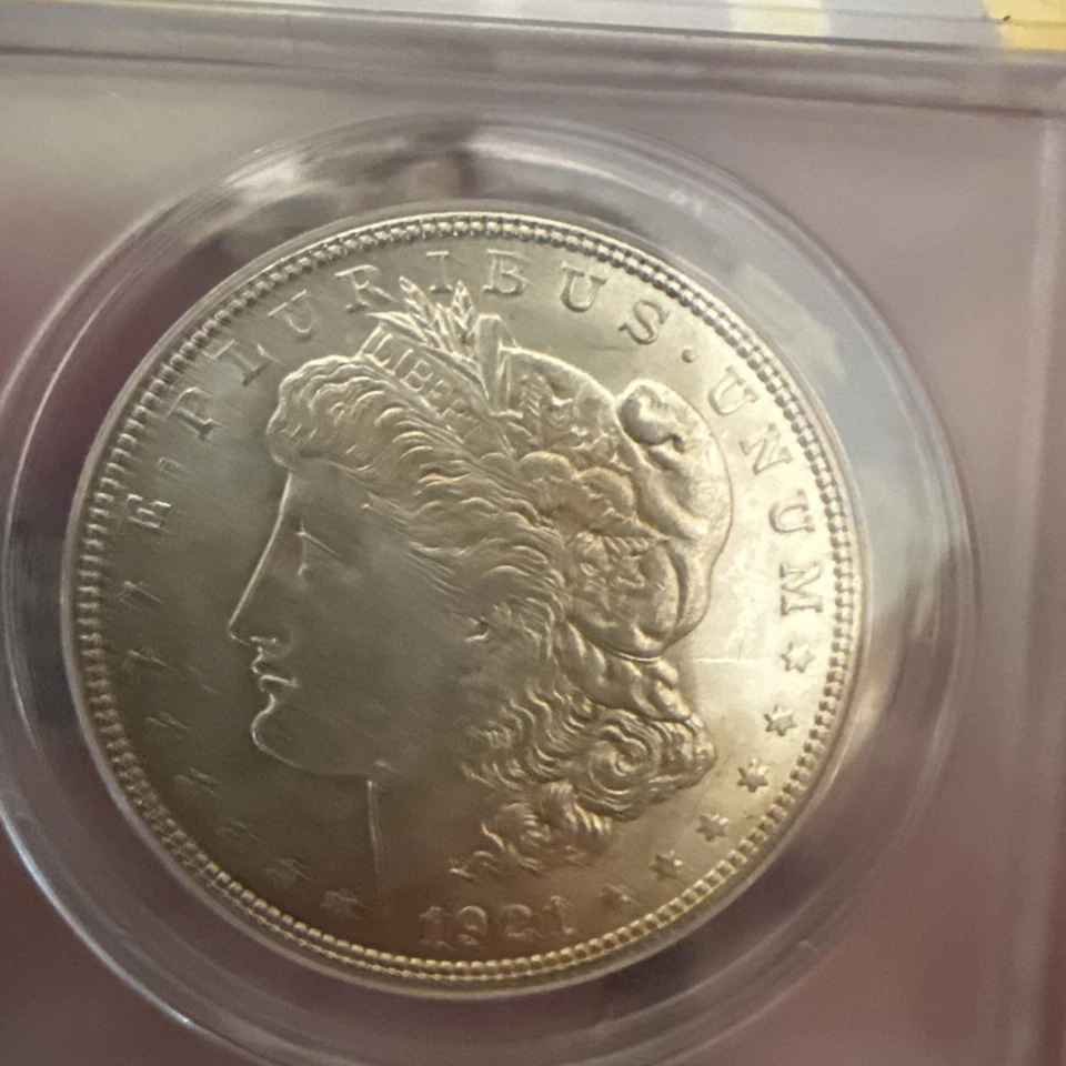 1921 $1 Morgan Silver Dollar ANACS MS-64 Vam 41B Top 100 *RARE* 🚨 - Image 2 of 4