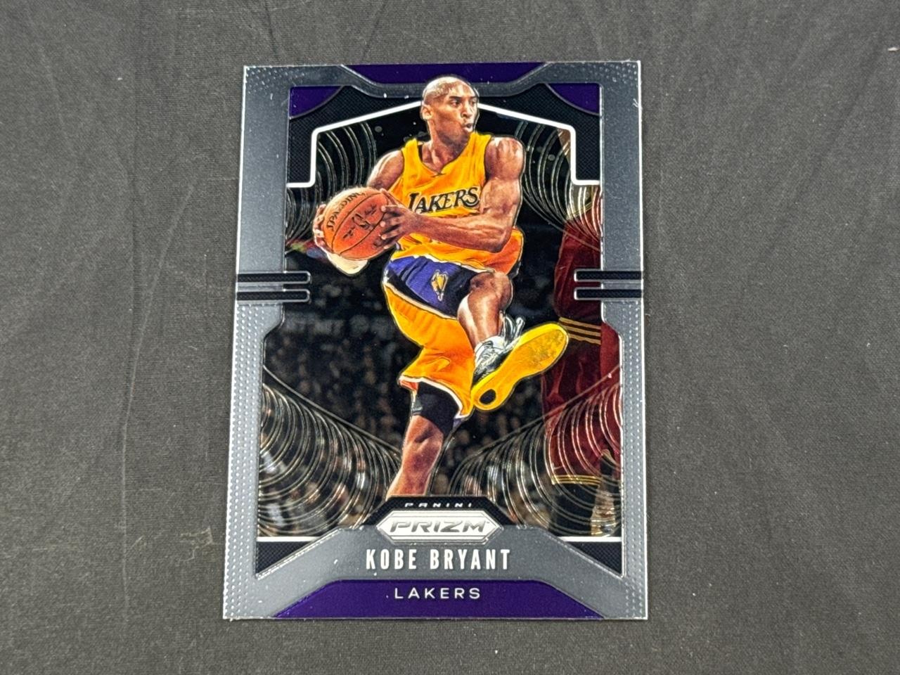 2019-20 PANINI PRIZM BASKETBALL KOBE BRYANT BASE CARD #8 LOS ANGELES LAKERS