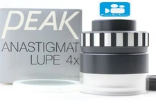 🎦VIDEO👀✨MINT✨ PEAK Anastigmat Lupe Loupe 4x Magnifier No.1990 From JAPAN
