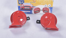 Jom 2-Klang Zweiklang Hupe Signalhorn universal mit E-Prüfzeichen 12V Auto Set