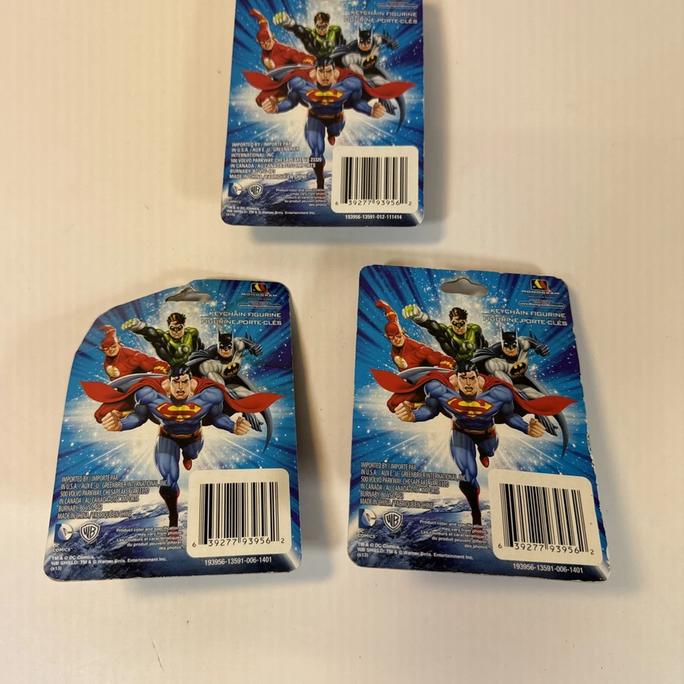 Lote de 3 figuras llavero Batman DC Comics Foto 2 de 4