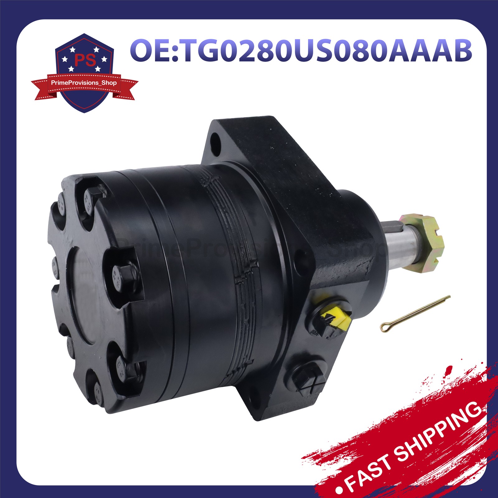 NEW Fits Parker Dynamic TG0280US080AAAB BMER-2-300-WS-T4-S Hydraulic Wheel Motor