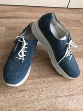 Waldläufer Damen Sneaker Gr.8(H) D(42) Veloursleder Blau