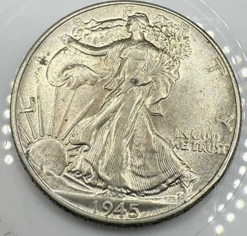 1945 P Walking Liberty Silver Half Dollar AU