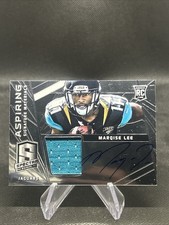 2014 Spectra #ASP-ML Marqise Lee /25 Aspiring RPA Rookie Jersey Patch Auto Card