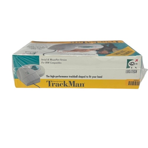 Logitech TrackMan Ergonomic Mouse Model 4095 – Vintage Sealed Serial & MousePort - 第 5/6 張圖片