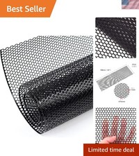 Universal 40x13 Aluminum Car Grill Mesh - Durable Honeycomb Radiator Shield
