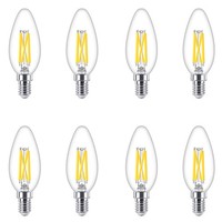 8 X Philips Led Kerzen Lampe E14 3,4W Wie 40W Warmglow Dimmbar 2700K-2200K