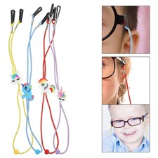 8 pcs Kids Eyeglasses Lanyards Cartoon Unicorn Glasses Strap Anti-lost Glasses