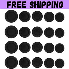 20 Pcs 5 Sizes Rubber Piggy Bank Stopper Saving Box Plug for Coin Bank Saving