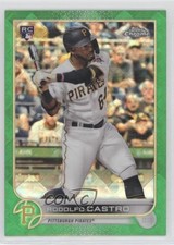 2022 Topps Chrome Logofractor Edition Green Refractor 56/99 Rodolfo Castro 6rq