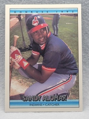 1992 Donruss Sandy Alomar Jr. #203 Cleveland Indians d^9