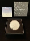 2020 Trump Mid Finger Silver Shield Proof 1 oz .999 Silver W/COA & Display Box
