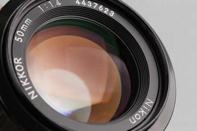 ★超美品★ ニコン Ai NIKKOR 50mm F1.4 #18686 Nikon】 NIKKOR 50mm F1.4 Ai [ニコンFマウント] [1479414266411