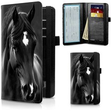 Leather Checkbook Covers for Men Women Check book Holder Cover Wallets for Pe...