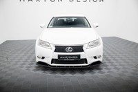 Maxton Design Frontlippe V.1 Passend FüR Lexus GS Mk4 (L10) Schwarz Hochglanz