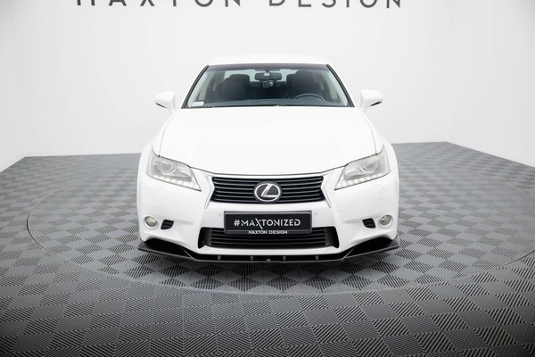 Maxton Design Frontlippe V.1 Passend FüR Lexus GS Mk4 (L10) Schwarz Hochglanz-image