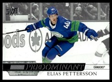 2020-21 Upper Deck Predominant Elias Pettersson Vancouver Canucks #PR-12