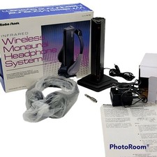 NEW Radio Shack Wireless Monaural Headphones System 33-1141 - M5