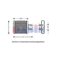 WäRmetauscher Innenraumheizung Passend FüR Daewoo Lanos Nubira Wagon 168X182X25