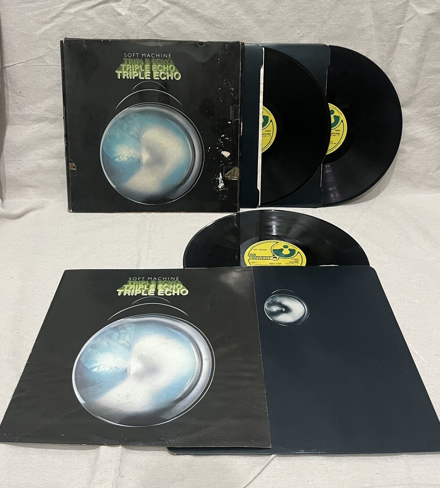 Soft Machine - Triple Echo Vinyl 3xLP Box Set 1977 NM/VG+ [UK IMPORT] Harvest