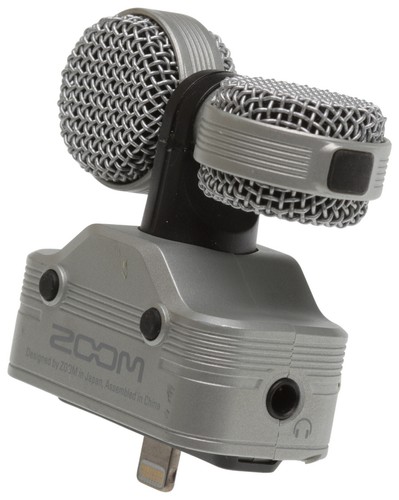 Zoom iQ7 drehbares Mittelseite iPhone iPad Stereo Mikrofon Lightning für iOS Mikrofon - Bild 3 von 6