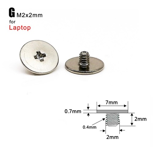 50pcs Computer PC Case HDD SSD Phillips Flat Round Head Repair Mount Screw Bolt - Picture 8 of 19