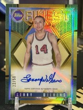 2023-24 Finest Basketball Lenny Wilkens #FLA-LW Flashback Auto Gold SP /50