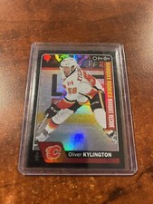 2016 O-Pee-Chee Marquee Rookies Black Rainbow Foil Oliver Kylington Rookie #560
