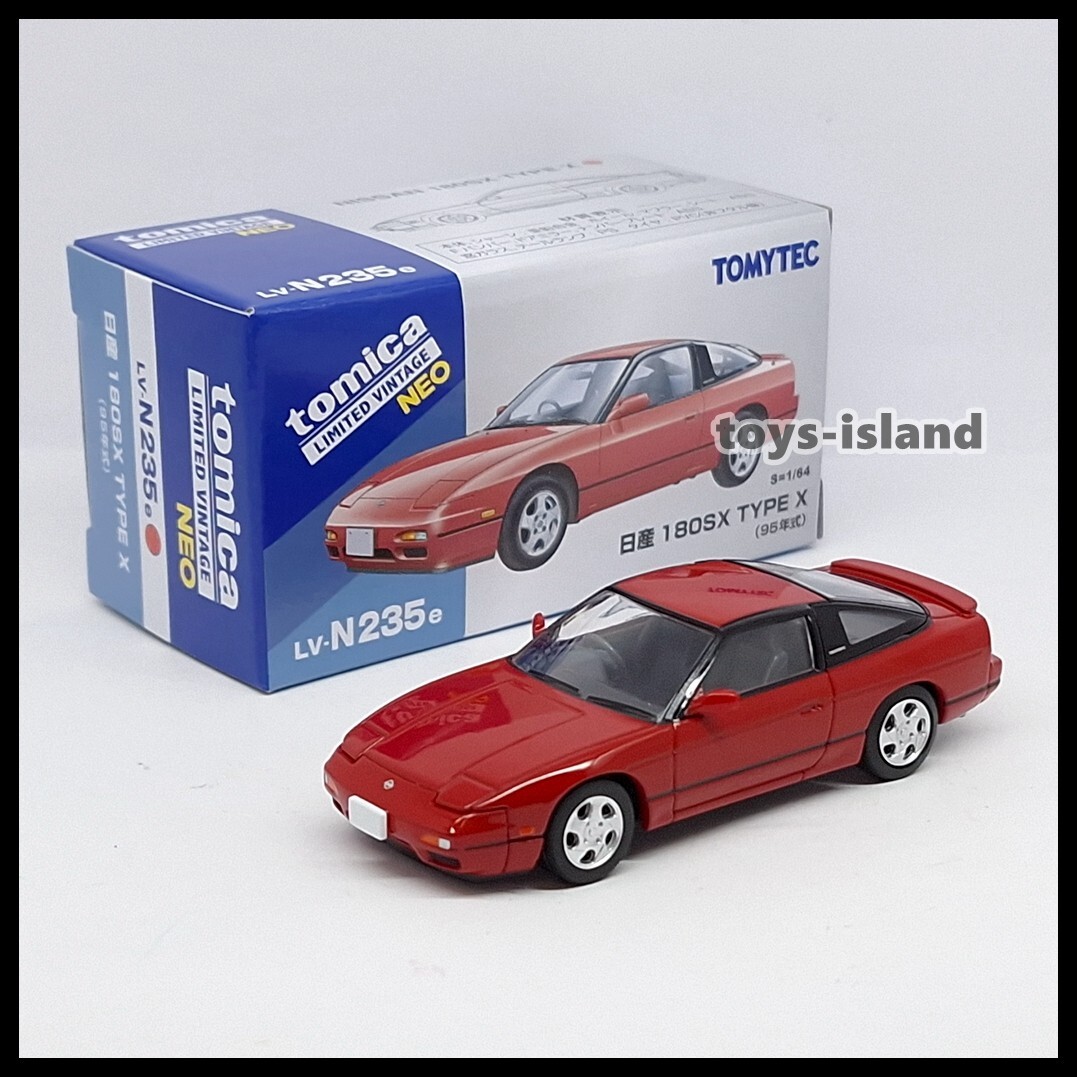 Tomica Limited Vintage NEO LV-N235e Nissan 180SX TYPE X Red Tomica Limited Vintage NEO LV-N235e Nissan 180SX TYPE X Red