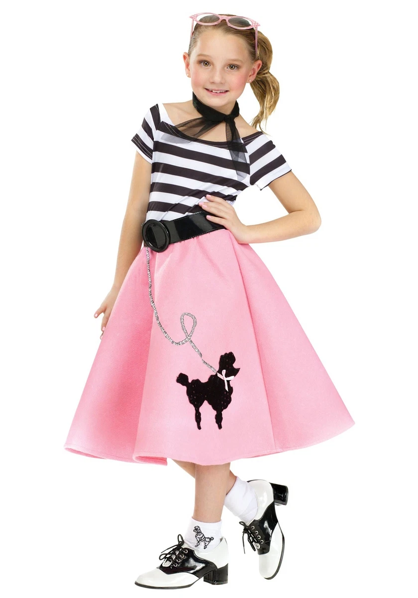 Girls Poodle Skirt Dress eBay