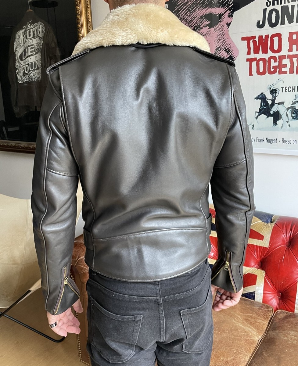 Leather Jacket SCHOTT 618 Size 36 (It's like a size 38