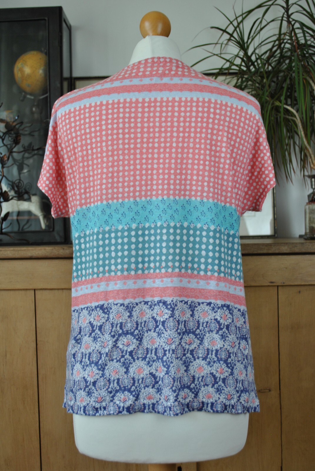 EX White Stuff Colourful Patchwork Pattern 100% L… - image 4