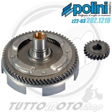 202.1219 CAMPANA FRIZIONE POLINI DENTI ELICOIDALI 22-63 VESPA 50 L N R / SPECIAL