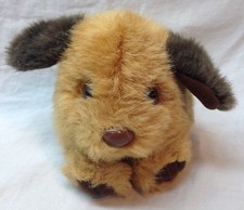 Vintage 1994 Puffkins CUTE TAN  BROWN PUPPY DOG 4" Plush STUFFED ANIMAL Toy