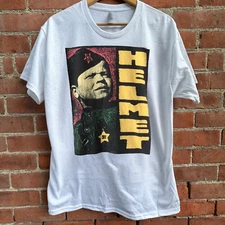 Helmet band Cotton White Shirt Unisex Concert S to 5XL DO267