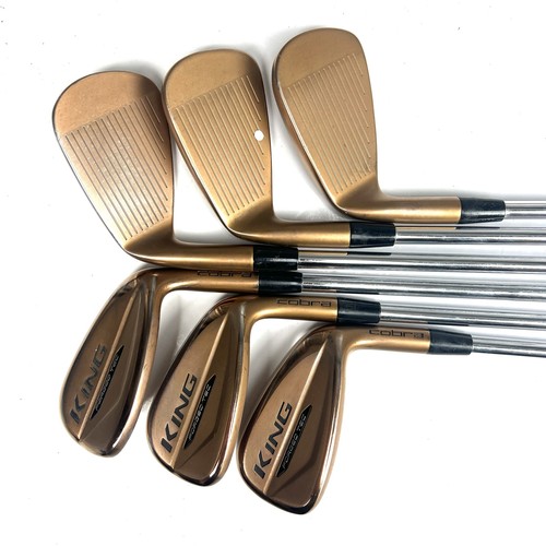 Cobra King Forged Tec Copper Irons / 5-PW / KBS $-Taper Lite Regular Flex - Picture 6 of 10