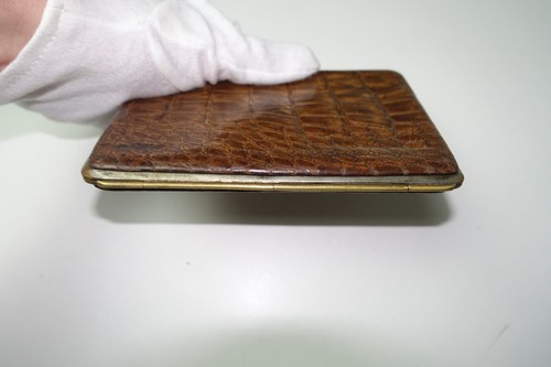 PORTAFOGLIO ESOTICO GENTLEMANS LONDON MADE PELLE DI COCCODRILLO FATTO A MANO IN ENGLAND ITALY - Foto 8 di 14