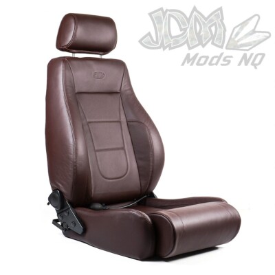 SAAS Trax 4x4 Seat Premium Brown Leather ADR Compliant TS3005