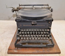 Vintage typewriter Remington Noiseless No 6 collectible 1909 serial # X173605 thumbnail