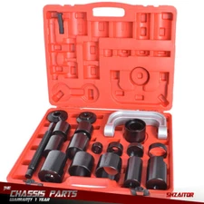 21Pcs Auto Repair Service Removal Ball Joint Press Tool Master Adapter Kit 2&4WD